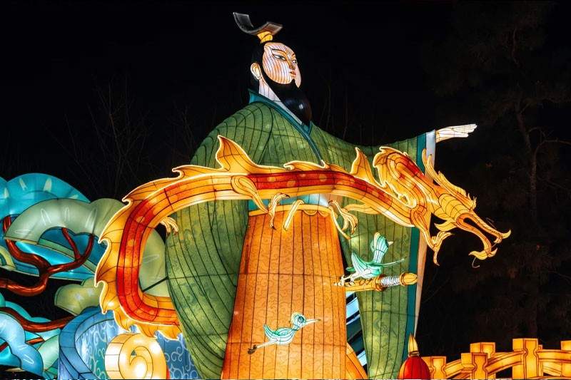 合肥逍遥津新春灯会璀璨启幕 46天光影奇观(图11)