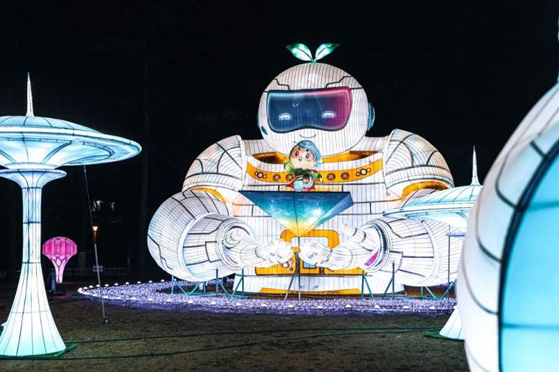 合肥逍遥津新春灯会璀璨启幕 46天光影奇观(图14)