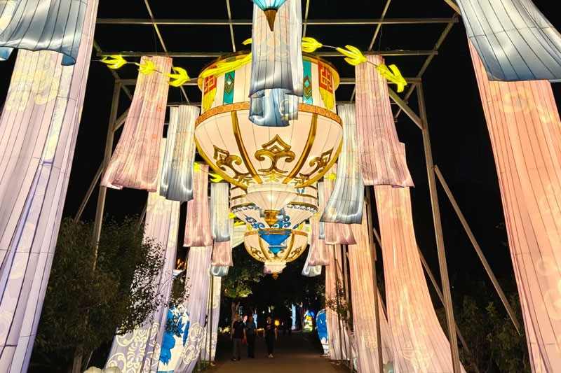 元朝文化沉浸式夜游灯光秀 梅园开启时空对话(图7)