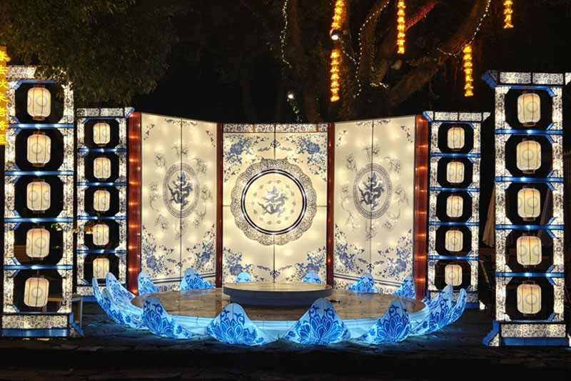 元朝文化沉浸式夜游灯光秀 梅园开启时空对话(图13)