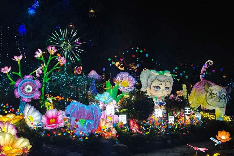 元朝文化沉浸式夜游灯光秀 梅园开启时空对话(图14)