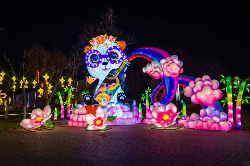 北京世园花灯艺术节点亮新春文旅盛宴(图6)