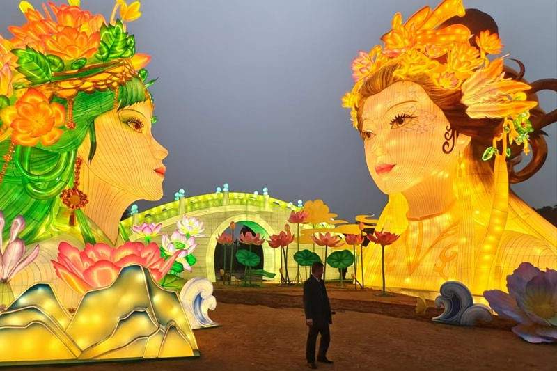 南通狼山首届新春灯会绽放非遗光影盛宴(图6)