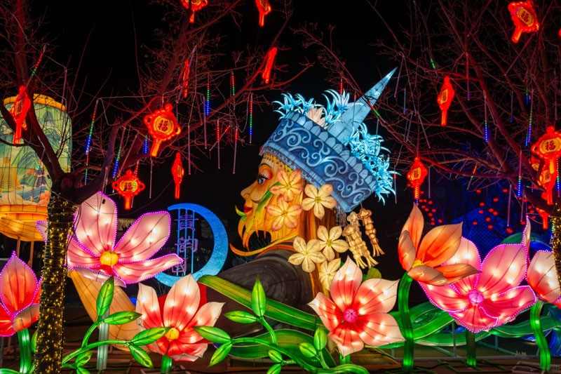 北京世园花灯艺术节点亮新春文旅盛宴(图7)