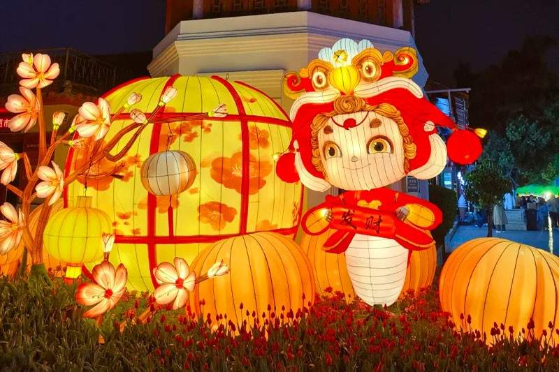 昆明翠湖公园灯会