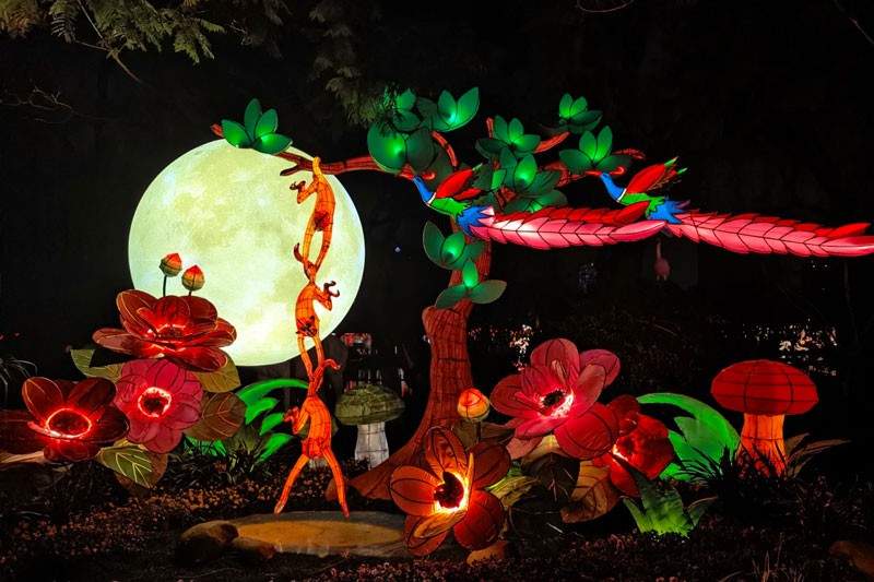 昆明翠湖公园灯会(图4)