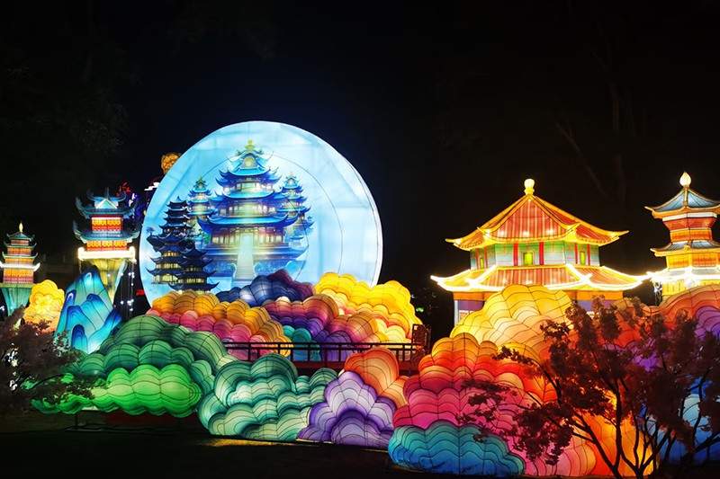 2025青岛中山公园灯会：科技与文化交融的光影盛宴(图3)