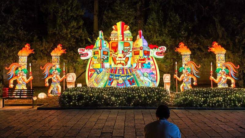 来北京世界公园欣赏光影世界(图7)