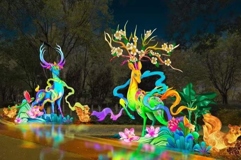 瑞龙辞岁·金蛇送福