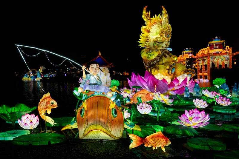 白鹭洲灯会六大主题展区沉浸式互动体验(图2)