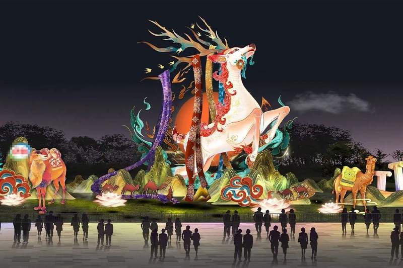 北京千灯夜非遗技艺与传统文化碰撞沉浸式光影盛宴(图2)