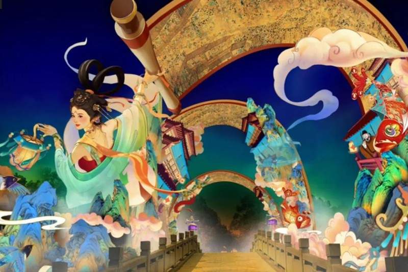 金陵灯会点亮千年文脉，传统与现代光影交融(图3)