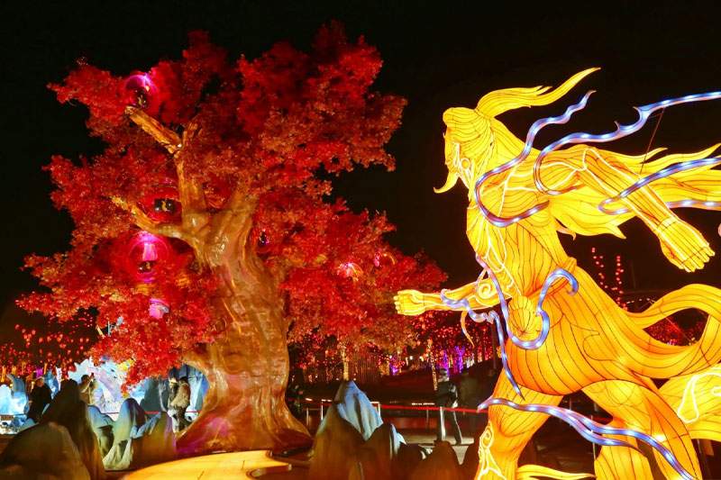 2025唐山南湖春节灯会(图7)