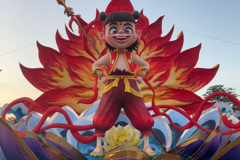 9 2025青秀山哪吒灯会(图10)