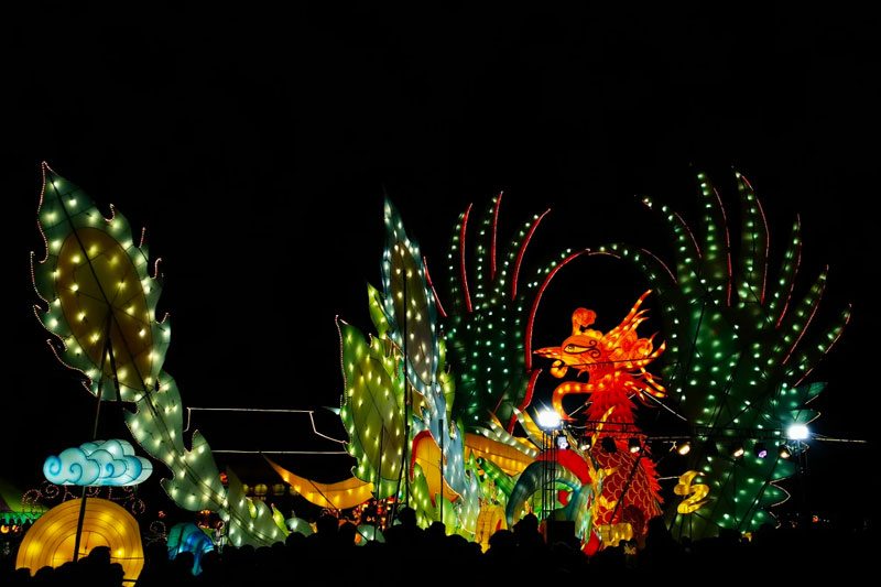 3 2025雁江字库山灯会(图3)