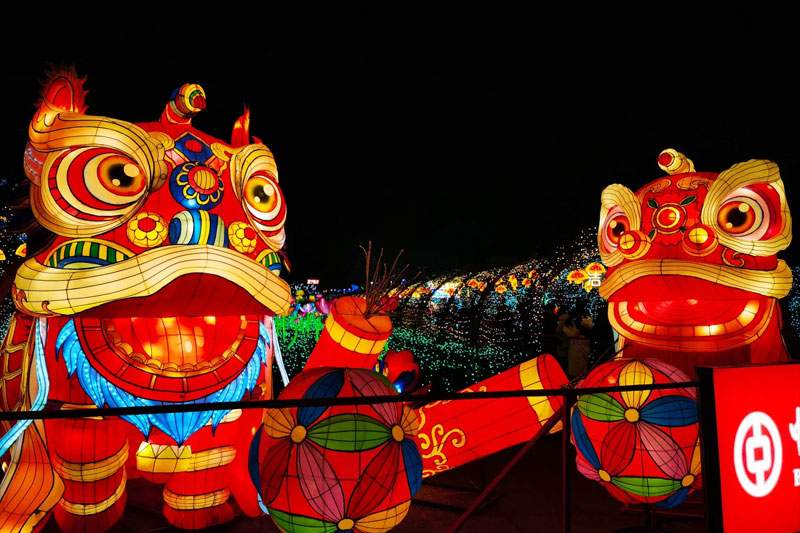 4 2025雁江字库山灯会(图4)