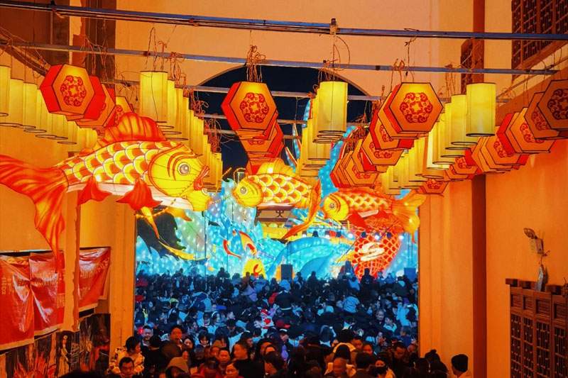 11 2025雁江字库山灯会(图11)