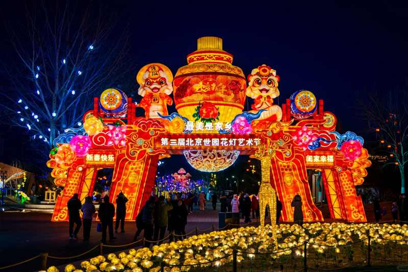 第三届北京世园花灯艺术节(图1)
