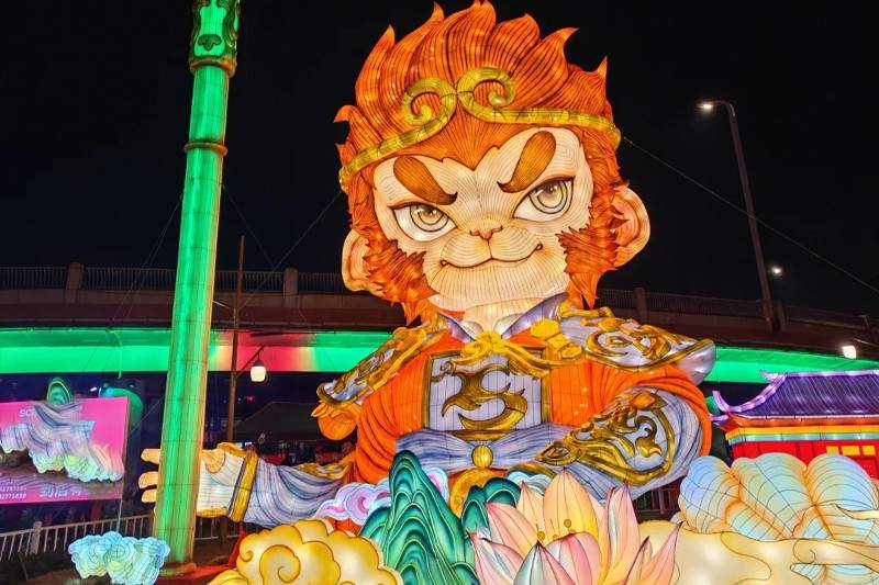 灯映嘉陵江·福游南充城(图1) 灯映嘉陵江·福游南充城