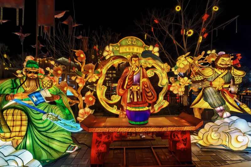 8 2025关圣古镇灯会(图9)