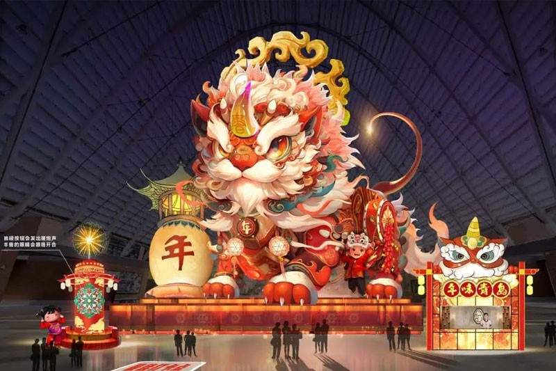 青岛世界博览城灯会(图1) 青岛世界博览城灯会