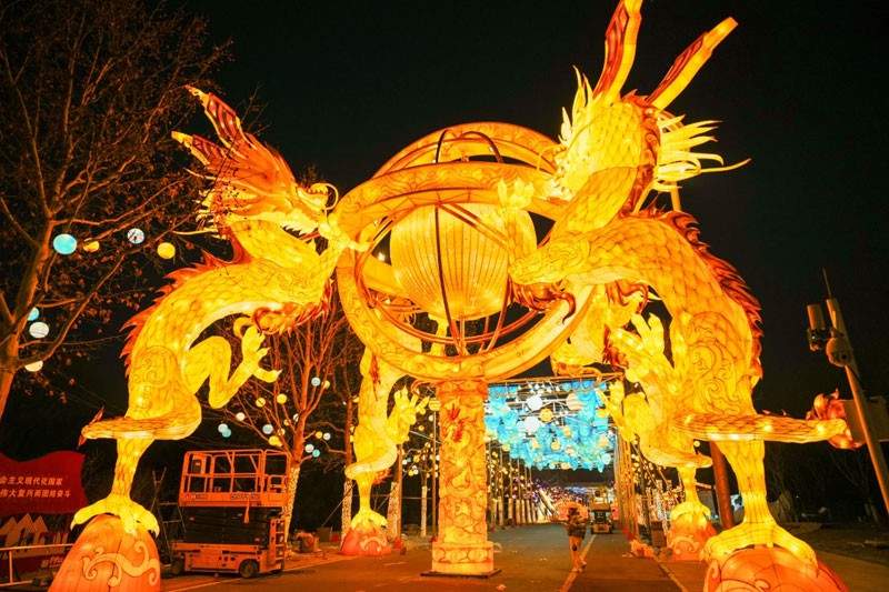 2025唐山南湖春节灯会(图4)