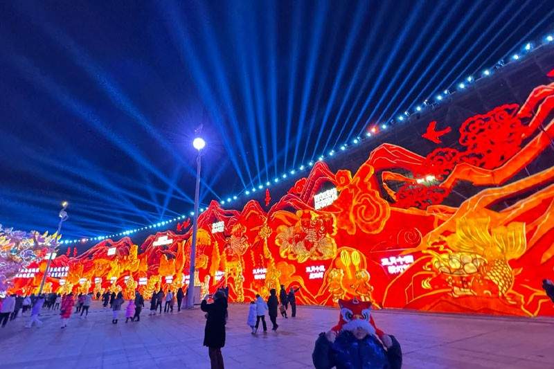 2025唐山南湖春节灯会(图7)