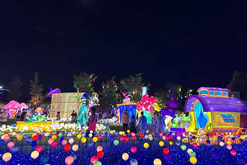 苏州大阳山童话奇遇夜落幕，吸引30万人次游客(图3)