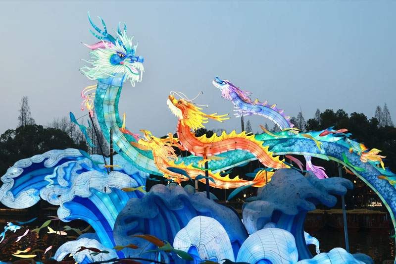 秦淮灯会点亮非遗文化，中外交流共绘璀璨新篇章(图3)