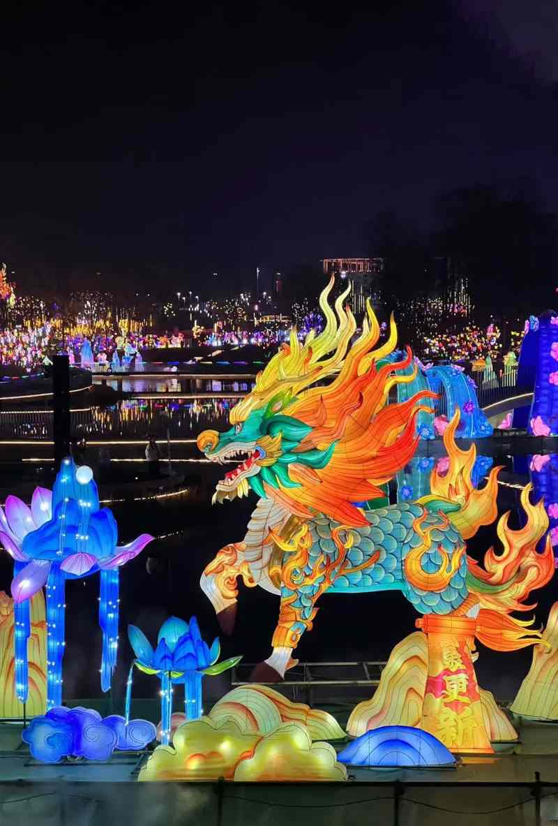 德阳灯会2025开幕：璀璨古蜀文化融合科技创新光影体验(图10)