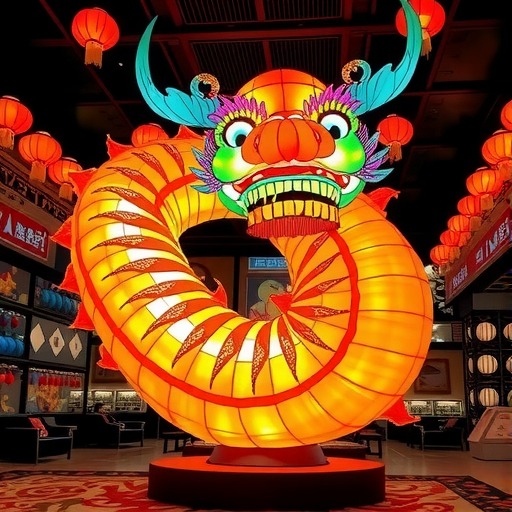 陈军创意彩灯《双冠龙》捐赠博物馆 传统工艺与现代技术融合(图4) 陈军创意彩灯《双冠龙》捐赠博物馆 传统工艺与现代技术融合(图4)