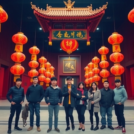 高校外籍师生沉浸式体验自贡灯会非遗传承(图6)
