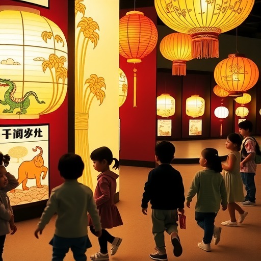 幼童走进中国彩灯博物馆体验节气灯会民俗(图4) 幼童走进中国彩灯博物馆体验节气灯会民俗(图4)
