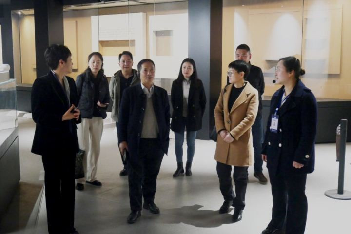 中国彩灯博物馆接受省文物局2023年度博物馆绩效实地考评(图1)