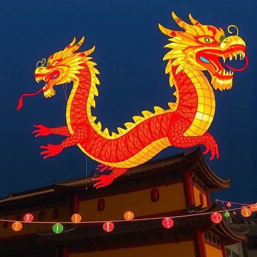 川西水上古镇黄龙溪火龙灯舞:文化传承与民俗盛宴(图4) 川西水上古镇黄龙溪火龙灯舞:文化传承与民俗盛宴(图4)