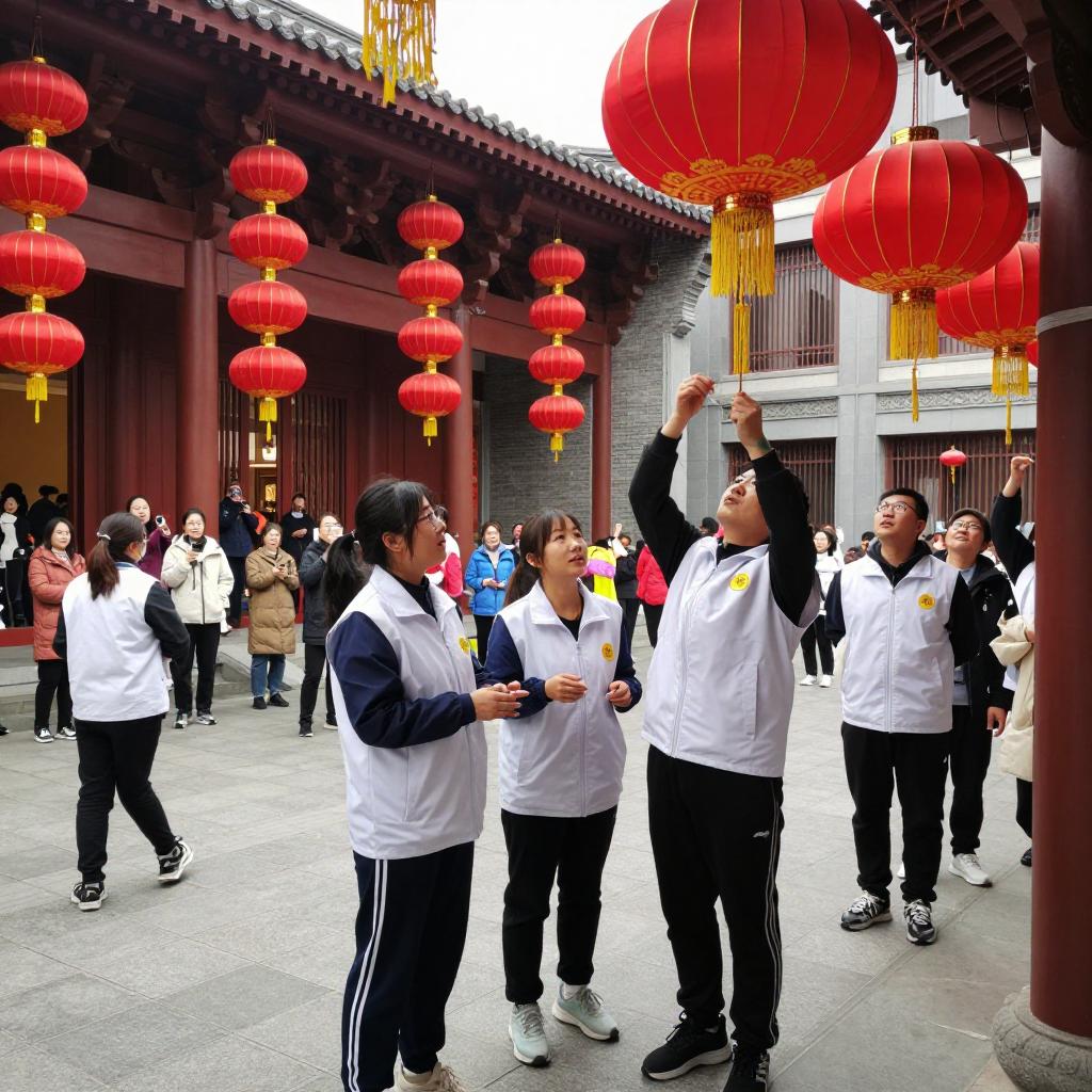 中国彩灯博物馆党支部开展 “学习身边榜样”报告宣讲 暨“我为群众办实事”志愿服务活动(图7)