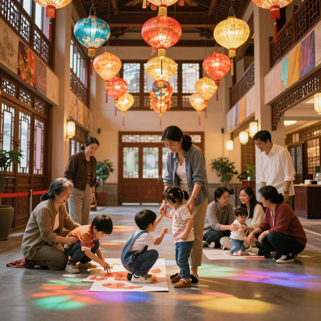 畅游“中国灯城” | 40组亲子家庭走进中国彩灯博物馆(图6) 畅游“中国灯城” | 40组亲子家庭走进中国彩灯博物馆(图6)