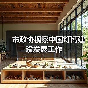 市政协视察中国灯博建设发展工作（图3）