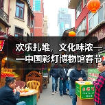 欢乐扎堆，文化味浓——中国彩灯博物馆春节文化惠民活动精彩不断（图1）