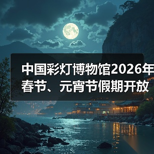 中国彩灯博物馆2026年春节、元宵节假期开放公告(图1) 中国彩灯博物馆2026年春节、元宵节假期开放公告(图1)