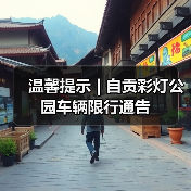 温馨提示 | 自贡彩灯公园车辆限行通告（图1）