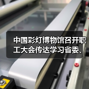 中国彩灯博物馆召开职工大会传达学习省委、市委重要会议精神（图2）