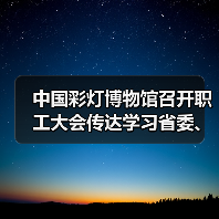 中国彩灯博物馆召开职工大会传达学习省委、市委重要会议精神（图1）