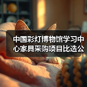 中国彩灯博物馆学习中心家具采购项目比选公告(图4) 中国彩灯博物馆学习中心家具采购项目比选公告(图4)
