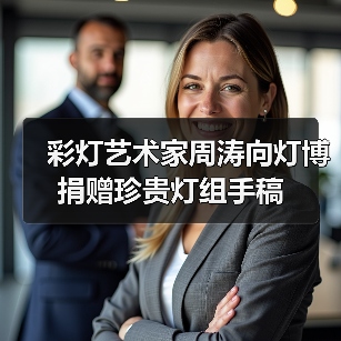 彩灯艺术家周涛向灯博捐赠珍贵灯组手稿(图4) 彩灯艺术家周涛向灯博捐赠珍贵灯组手稿(图4)