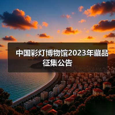 中国彩灯博物馆2023年藏品征集公告(图4) 中国彩灯博物馆2023年藏品征集公告(图4)