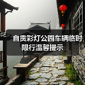 自贡彩灯公园车辆临时限行温馨提示（图4）