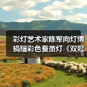 彩灯艺术家陈军向灯博捐赠彩色蚕茧灯《双冠龙》(图1) 彩灯艺术家陈军向灯博捐赠彩色蚕茧灯《双冠龙》(图1)