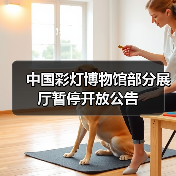 中国彩灯博物馆部分展厅暂停开放公告（图1）