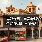 光彩夺目!自贡老城这个21岁地标再度亮灯!(图3) 光彩夺目!自贡老城这个21岁地标再度亮灯!(图3)